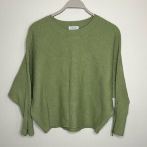 Carmen Marc Valvo Size L Sage Green Women's Sweater